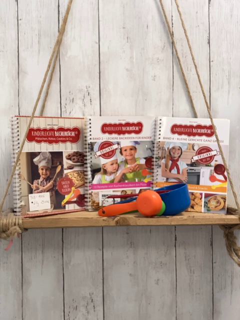 Kinderleichte Becherküche Bücherset 6 teilig Band 1 bis 5 + Becherset 