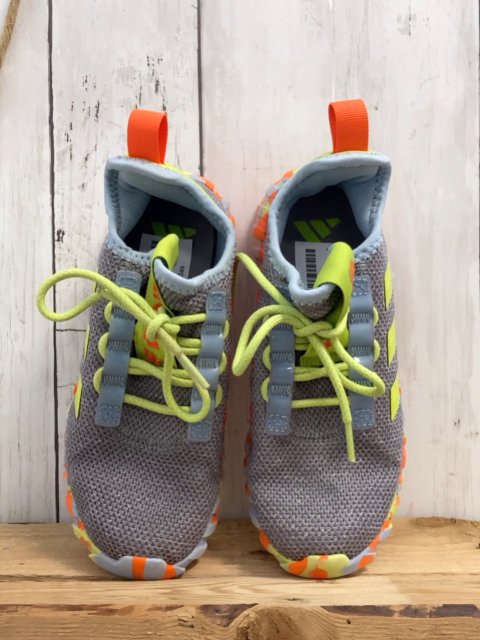 Adidas  Schuhe  Gr. 33  grau + hellblau hellgrün orange 