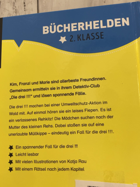 Bücherhelden  Buch Rehkitz in Gefahr 