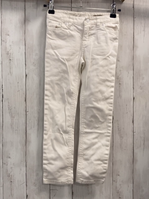 Ralph Lauren  Hose  Gr. 116  weiß Jeans Bund verstellbar 