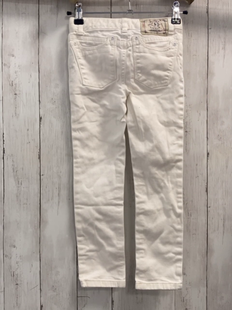 Ralph Lauren  Hose  Gr. 116  weiß Jeans Bund verstellbar 