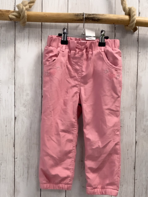   Hose  Gr. 92  rosa gefüttert Herzen 