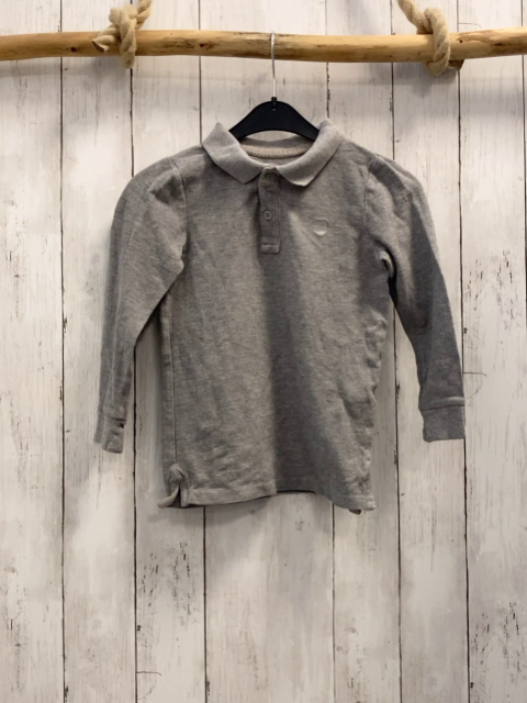 zara Pullover Gr. 122  grau kragen