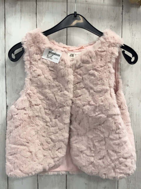 H&M  Weste  Gr. 140  rosa Plüsch 