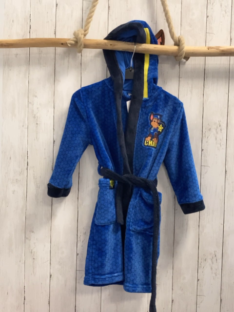  Bademantel Gr. 110  blau schwarz Paw Patrol