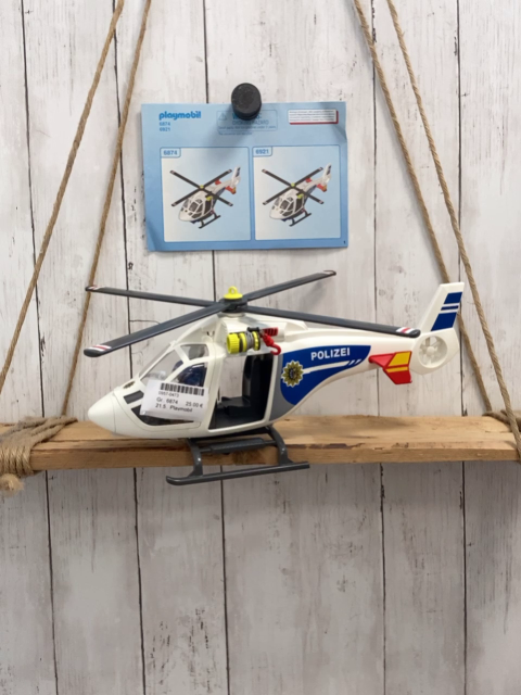 Playmobil  6874  Polizeihubschrauber mit einer Figur