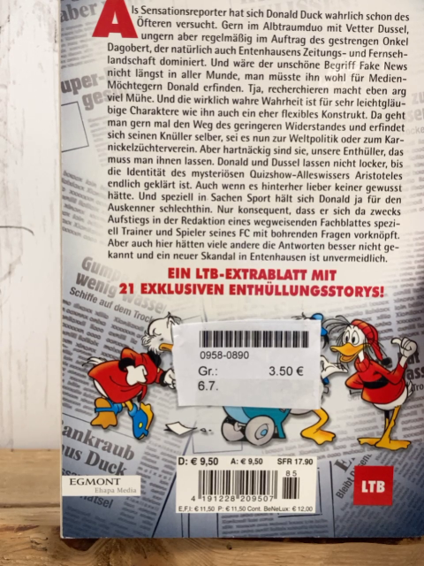  Disney LTB Skandal in Entenhausen 