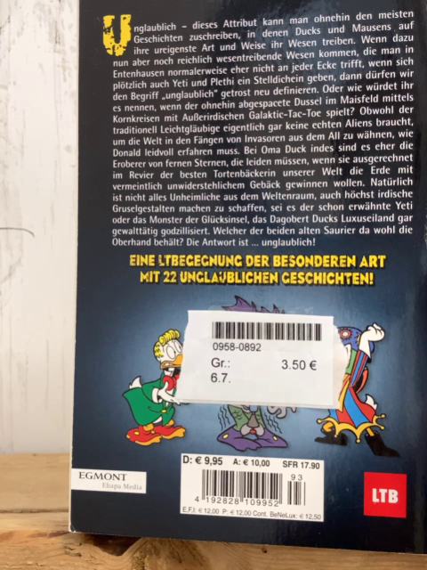  Disney LTB Unglaubliche Geschichten