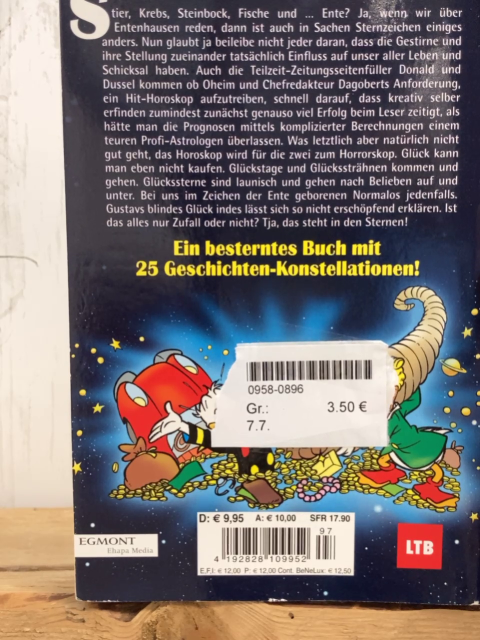  Disney LTB Sternzeichen Ente 