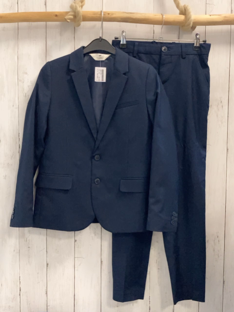 2tlg H&M  Anzug  Gr. 140  blau 