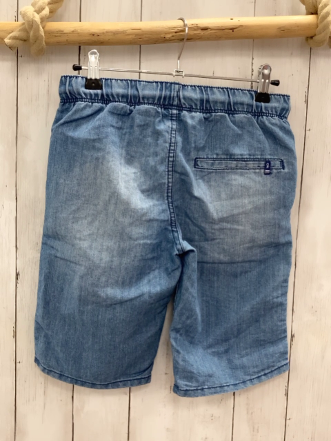 Okaidi  Shorts  Gr. 152  blau Jeans Gummizugbund mit weißer Kordel 