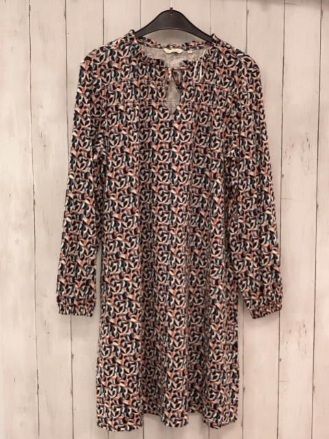 Tom Tailor  Kleid  Gr. 36  weiß schwarz orange petrol Druck 