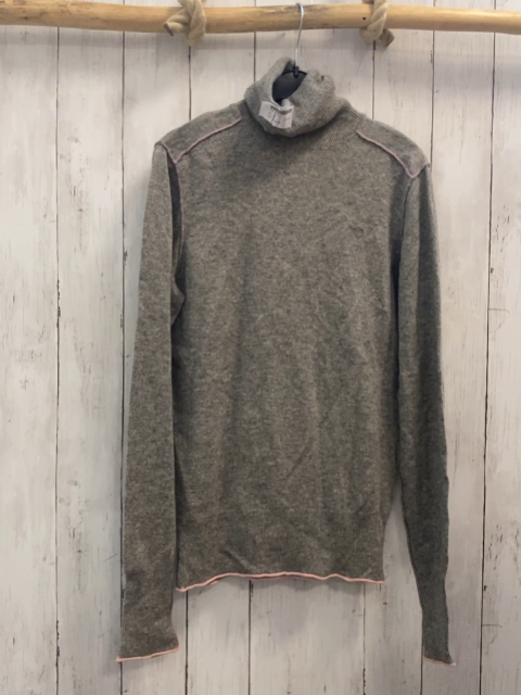 Esprit  Pullover Gr. M  grau Strick Rolli rosa Bund 