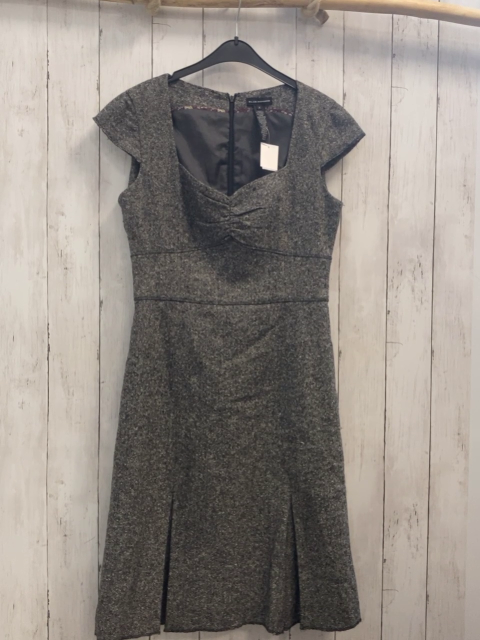 Club Monaco  Kleid Gr. S grau dunkelgrau meliert 