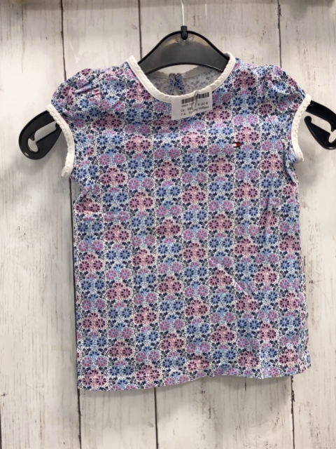 Tommy Hilfger  T-Shirt  Gr. 98  weiß bunte Blumen