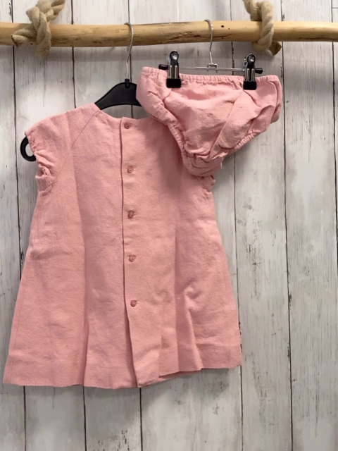 2tlg  Zara  Kleid + Shorts  Gr. 92  rosa 