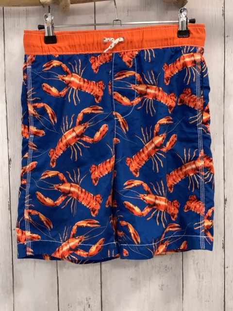 GAP Badeshorts  Gr. 128  blau orange Garnelen + Bund 