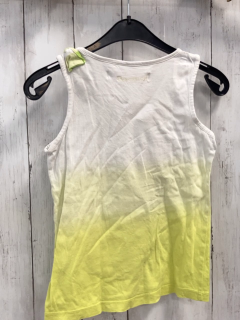Desigual  Top  Gr. 122  weiß gelb Pailetten-Ananas 
