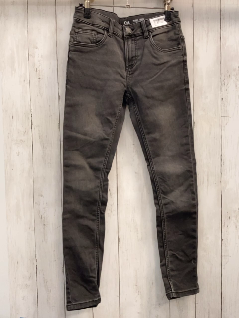   Hose  Gr. 152  grau Jeans Bund verstellbar 
