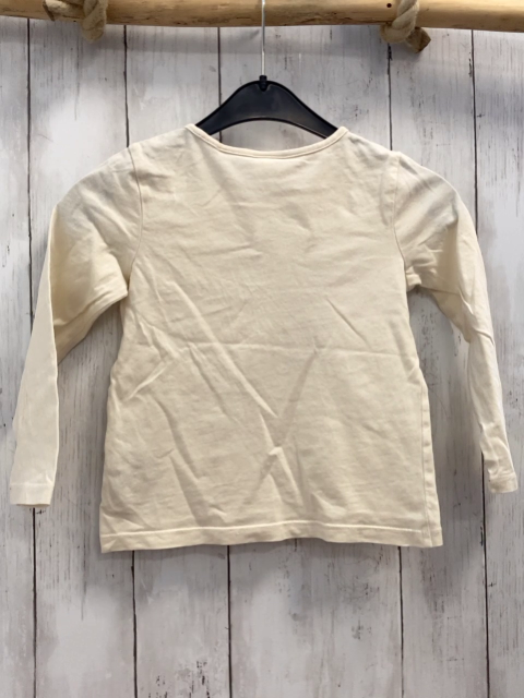 S´ Oliver  Langarmshirt  Gr. 104  creme bunte Pferde 