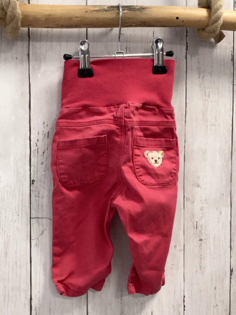 Steiff  Hose  Gr. 62  rot 