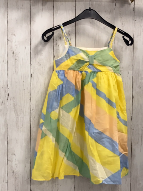 neu Zara  Kleid  Gr. 116  schräge gelb aricot hllblau creme grüne Streifen NP 25,95 € 