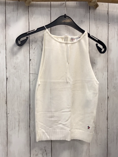 Tommy Hilfiger Top  Gr. 128  weiß Strick 