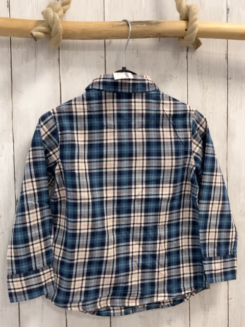 Mexx Hemd  Gr. 98  petrol schwarz rot creme kariert 