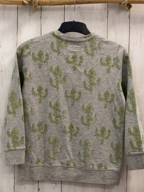 Marc O´ Polo  Pullover  Gr. 128  grau oliv Kakteen 