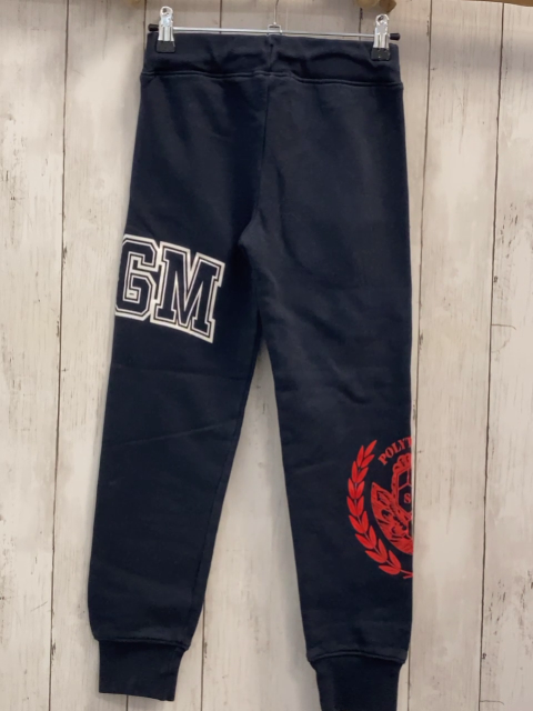 MSGM  Jogginghose  Gr. 128  blau weiße Schrift rotes Wappen 