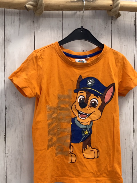  T-Shirt Gr. 122  orange paw Patrol