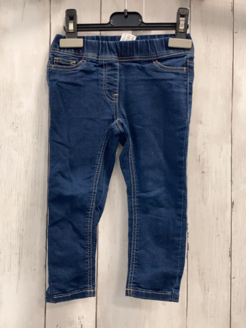  Jeggings Gr. 92  blau Jeans 