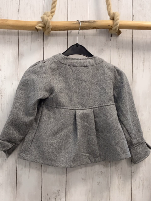 Piccola Monellina Mantel Gr. 92  grau Wolloptik