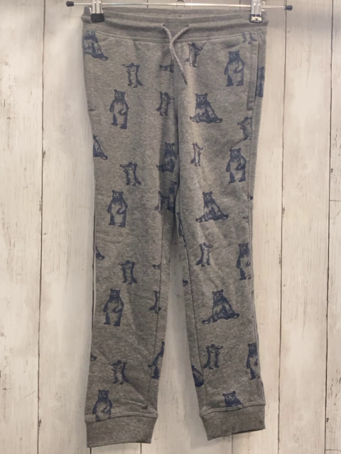   Jogginghose  Gr. 128  hellgrau blaue Bären 