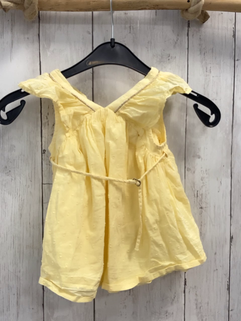 Tape à l´ oiel  Kleid  Gr. 68  gelb Rüschen 