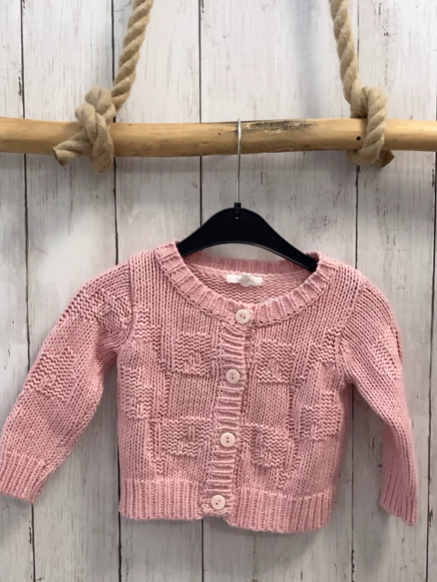 Bass  Strickjacke  Gr. 74  rosa 
