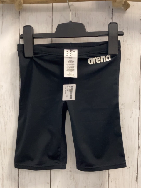 Arena Badeshorts Gr. 128  schwarz weiße Schrift