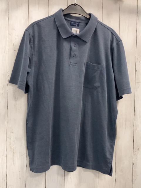 Christian Berg T-Shirt  Gr. L grau Polokragen 