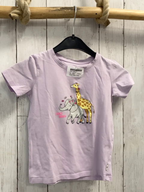 Tom Tailor  T-Shirt  Gr. 104  lavendel Elefant + Giraffe 