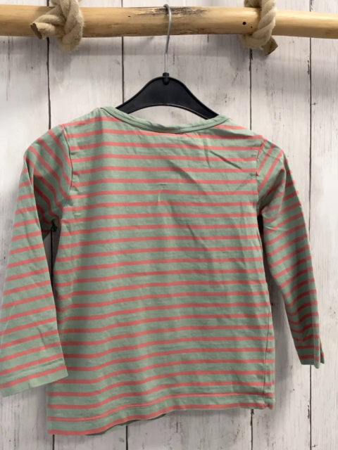 Alana  Langarmshirt  Gr. 104  mint lachs Streifen Esel mit Blumen 