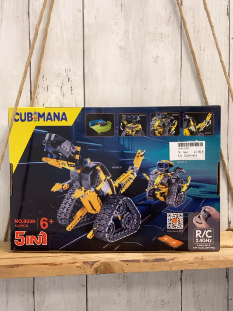 Cubimana  Kreativspielzeug  5 in 1 No. 8039  Technik Roboter 