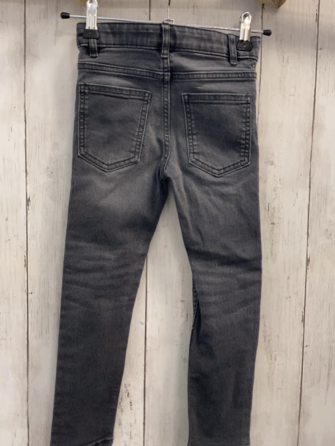 Next  Hose  Gr. 116  grau Jeans Bund verstellbar 
