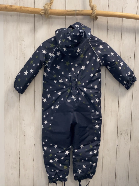 Happy Kids  Winteroverall Gr. 104  dunkelblau weiß oliv Sterne 