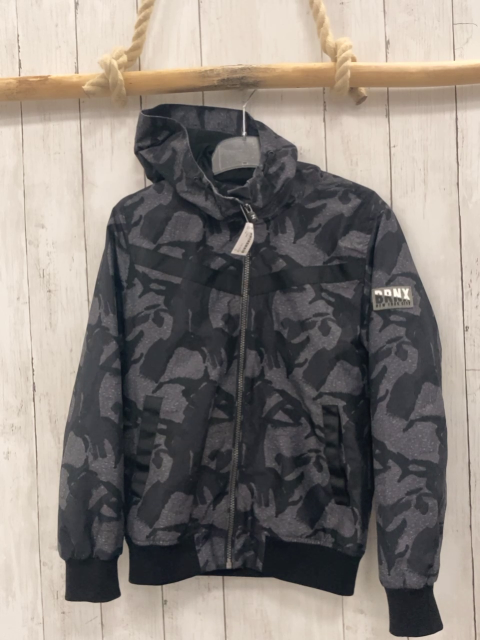  Jacke Gr. 146  schwarz grau Camouflage