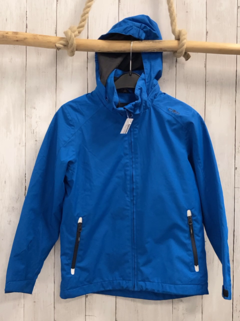 CMP Regenjacke  Gr. 140  hellblau Kapuze 