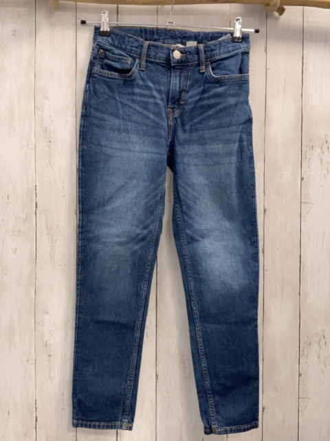 H&M Hose  Gr. 152  blau jeans Bund verstellbar 