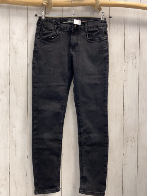 Esprit  Hose  Gr. 158  dunkelgrau Jeans Bund verstellbar 