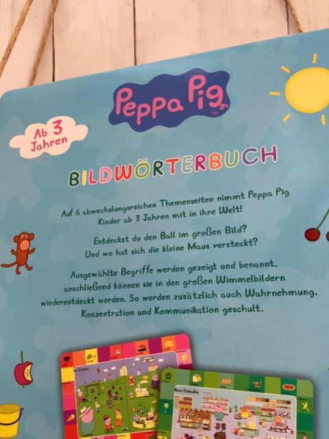  Pappbuch Peppa Pig Bildwörterbuch 