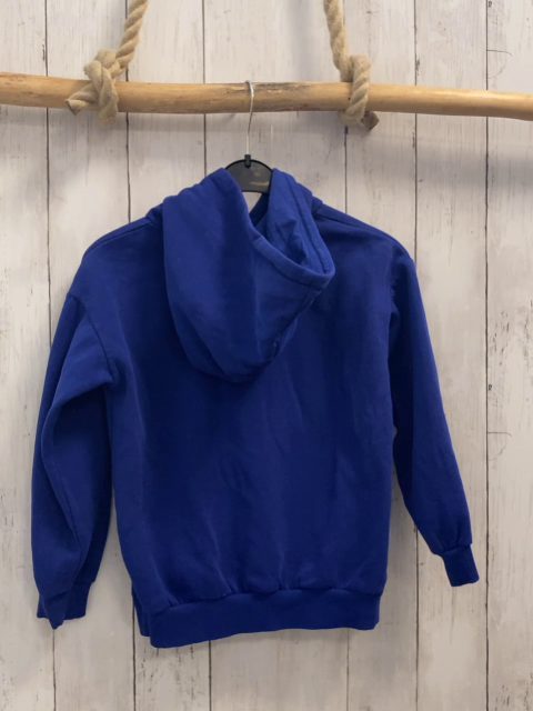 H&M Pullover Gr. 122  blau Kapuze Pailettendino
