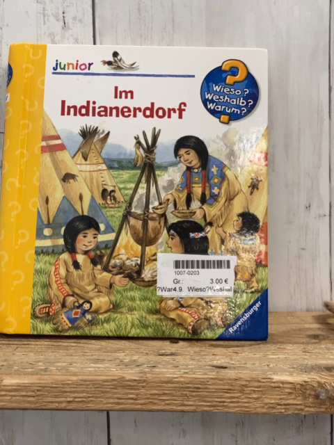 Wieso?Weshalb?Warum? Pappbuch  Im Indianerdorf 